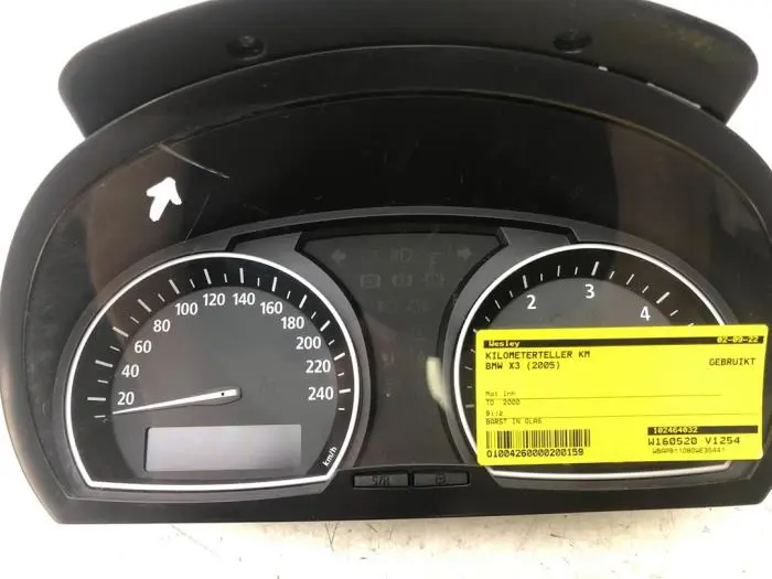 Odometer KM BMW X3
