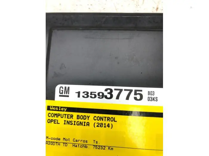 Body control computer Opel Insignia