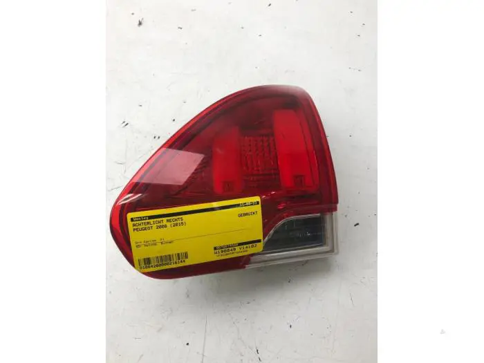 Taillight, right Peugeot 2008