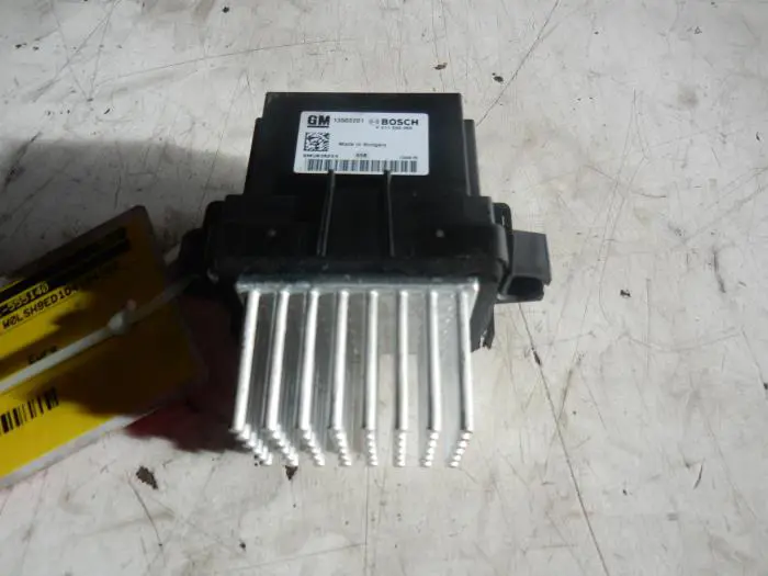 Heater resistor Opel Meriva